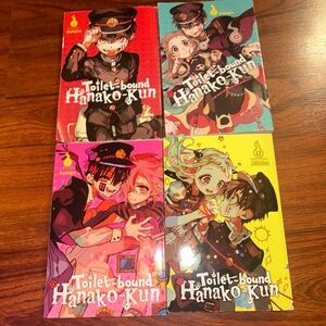 Toilet-bound Hanako-kun Manga Set Vols. 1, 2, 7, & 12 Bundle Of 4
